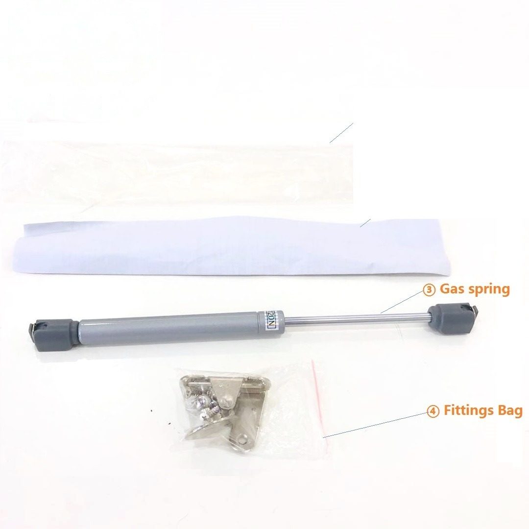 Factory Supply Cabinet Upward Gas Spring Lid Stay Gas Spring Strut Lift Door Support End Fittings for Furniture - Gas Sp