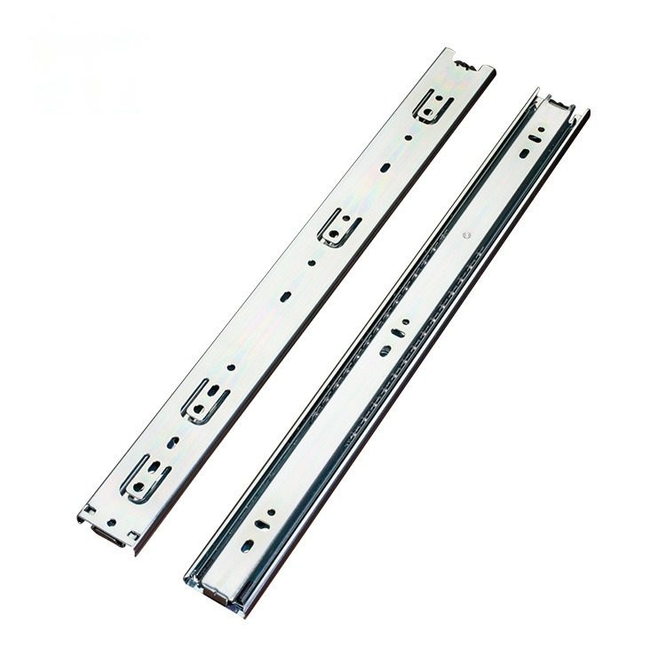 Foshan Kitchen Accessories 45mm Full Extension Ball Bearing Drawer Slide / Telescopic Channels - Ball Bearing Slide and
