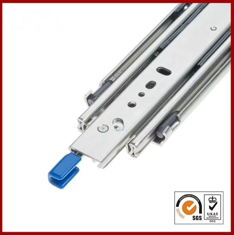 Factory Price 76mm Ball Bearing Telescopic Rail Furniture Hardware Drawer Slides - Drawer Slides and Drawer Slide
