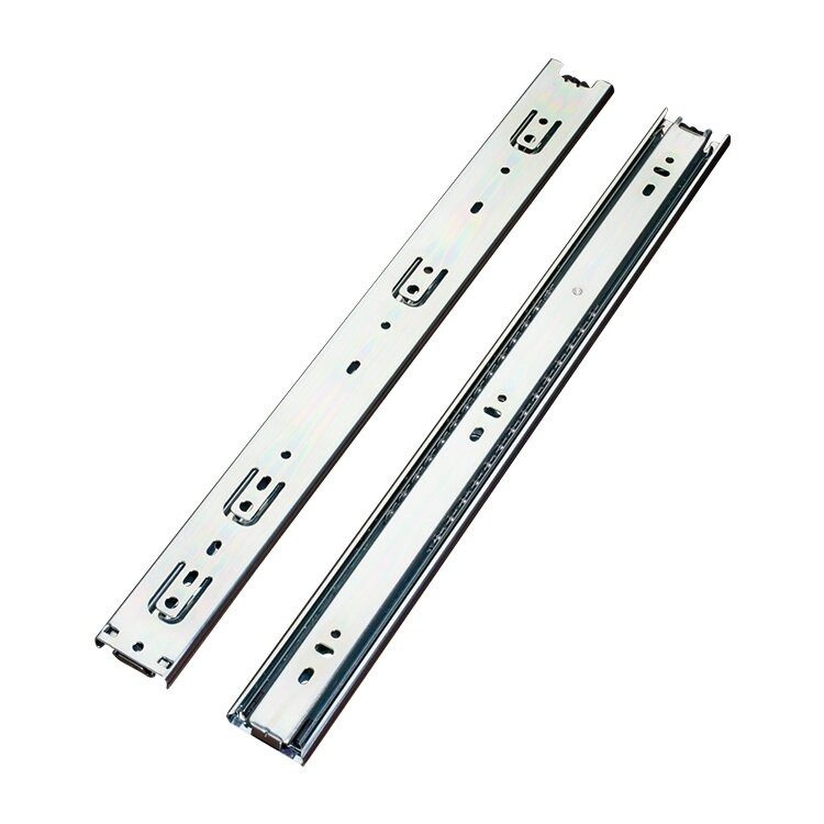 Heavy-Duty 45mm Telescopic Ball Bearing Drawer Slides for Cabinets - Ball Bearing Slides and Heavy-Duty Slides