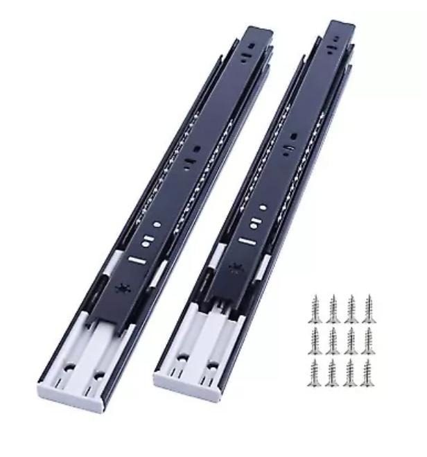 Factory Wholesales 45mm Width Furniture Hardware Loading Capacity 99lbs Soft-Close Drawer Slides - Drawer Slides and Dra
