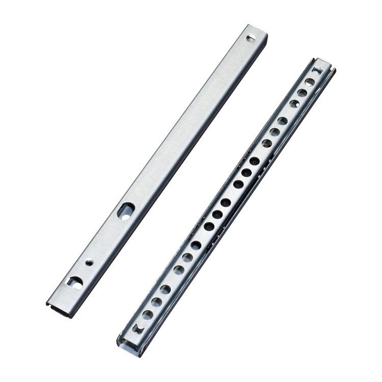 17mm Two Way Travel Mini Ball Bearing Drawer Slides for Kitchen Office - 2026 Two Way Travel Slides, Telescopic Channel