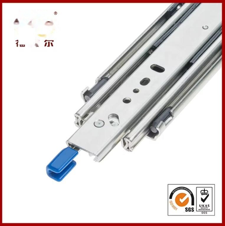Factory Price 76mm Width Stable Loading Capactiy 500lbs Building Hardware Ball Bearing Lock Drawer Slides - 2026 Drawer