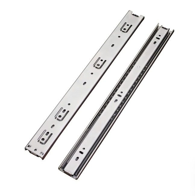 45mm 3 Section Stainless Steel Full Extension Telescopic Rail for Kitchen Cabinets - 2026 45mm Stainless Steel Slides, S