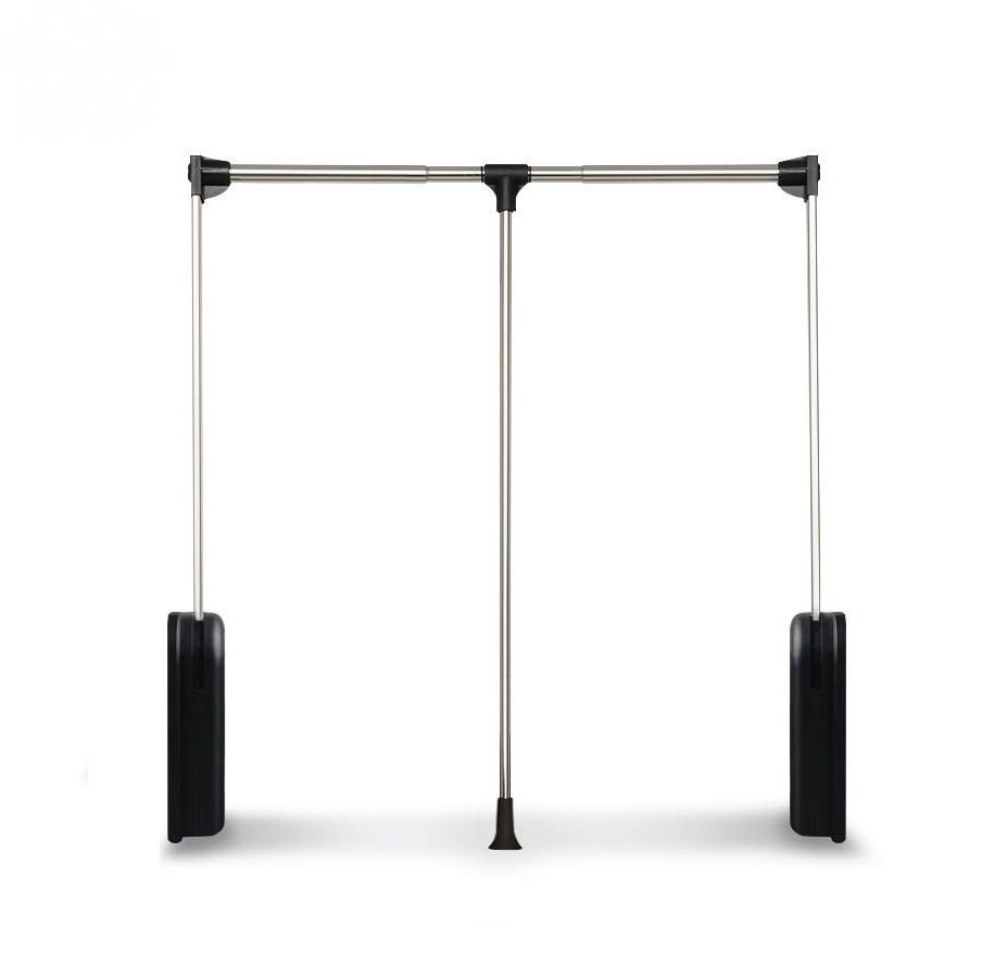 Factory Supplier Double Soft Close Pull Down Adjustable Wardrobe Lifter Closet Hanger Garment Clothes Rack - 2026 Pull D