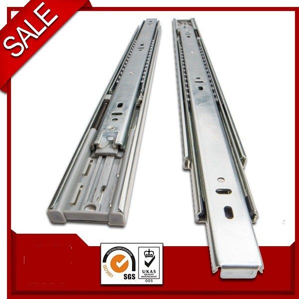 High Quality 45mm Furniture Hardware Loading Capacity 99lbs Soft-Close Drawer Slides Building Hardware Telescopic Rails