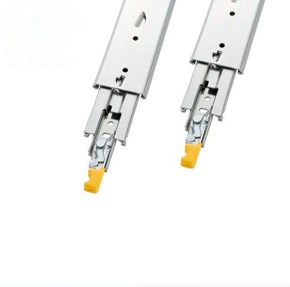 New Quality 76mm Loading 225kgs Capacity Heavy Duty Lock-in Lock-out Linear Guide Slides - Drawer Slides and Drawer Slid