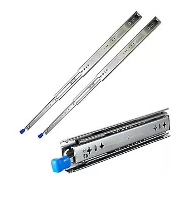 76mm Durable Loading Capactiy 500lbs Building Hardware Ball Bearing Lock-in Lock-out Drawer Slides - Drawer Slides and D