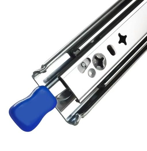 Foshan High Quality 53mm Loading Capacity 100kgs Furniture Hardware Ball Bearing Drawer Slide - Drawer Slides and Drawer