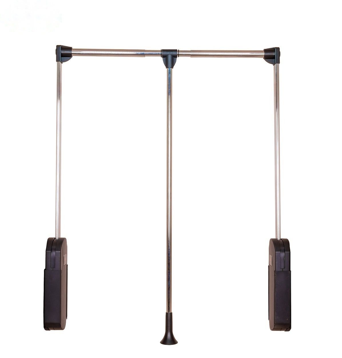 G19 Fast Mount Double Soft Close Pull Down Black Wardrobe Lifter Clothes Organization Hanger for Wardrobe - 2026 Clothes