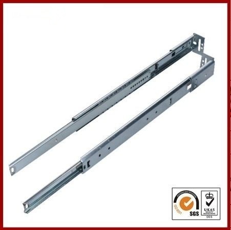Free Sample High Quality 35mm Width Strong Pull Ball Bearing Furniture Hardware Drawer Slide - Telescopic Rail and ODM
